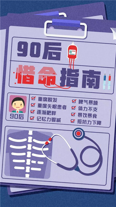 淘寶發(fā)布《90后惜命指南》，肥胖和體力不支，需要養(yǎng)生